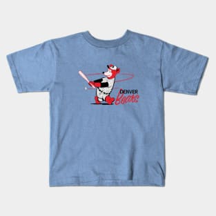 Classic Denver Bears Baseball Kids T-Shirt